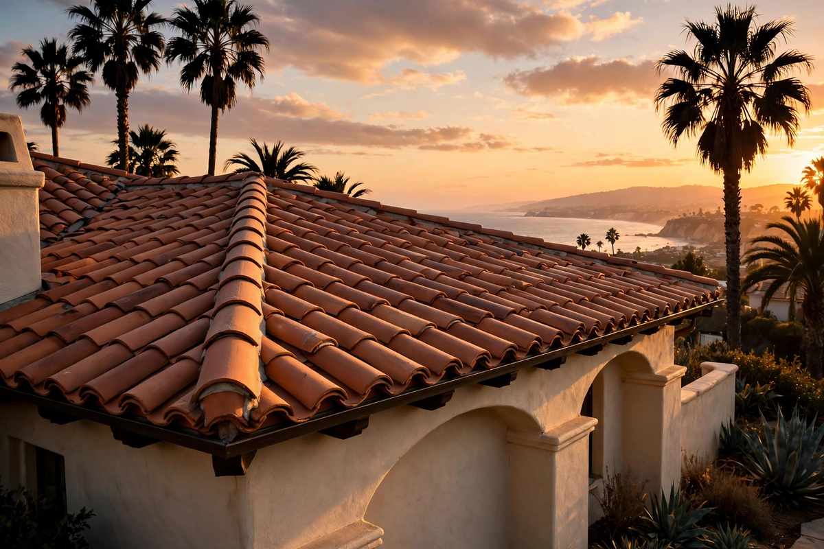 Roofing in El Segundo, California — Residential street and rooftops in El Segundo California