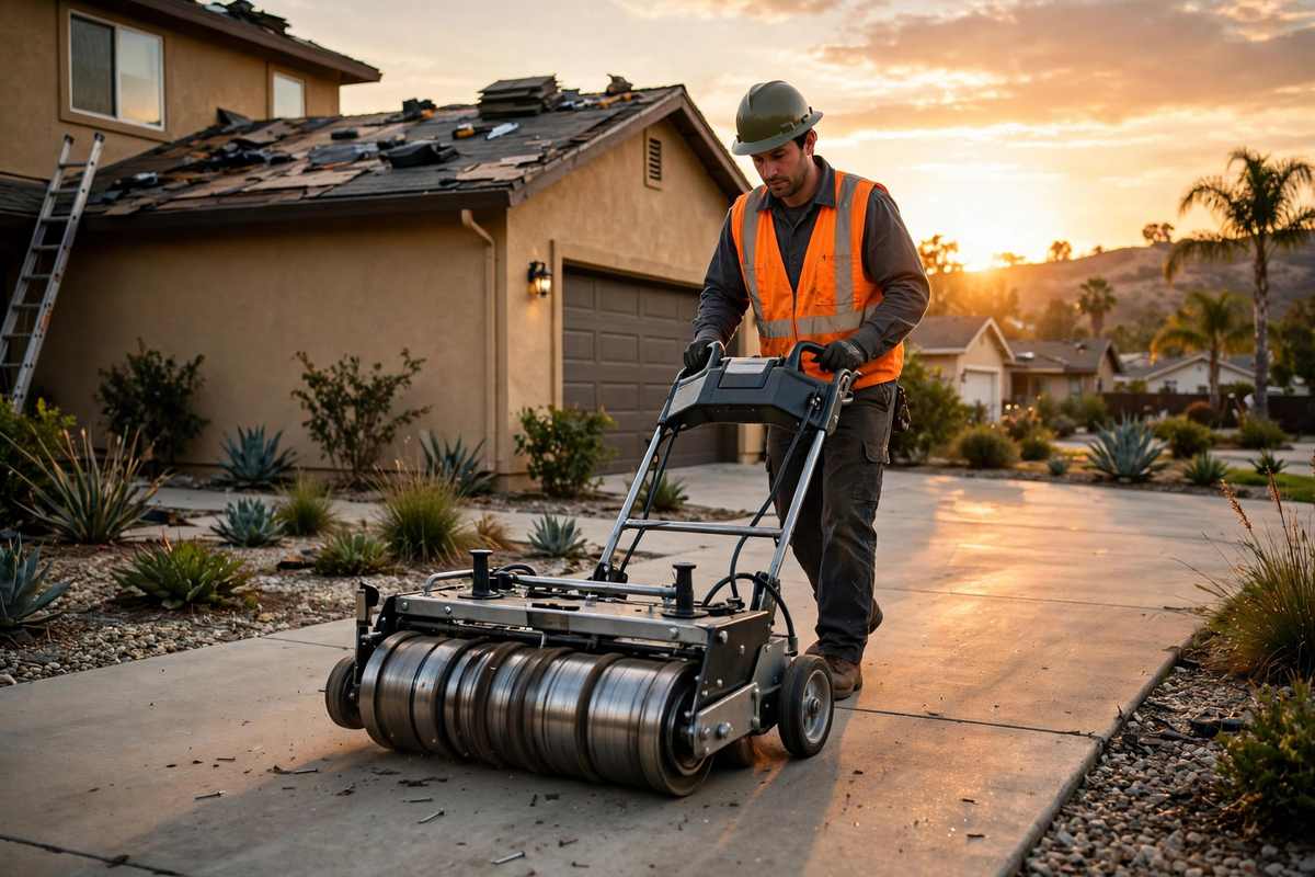 Residential Roofing in Westchester, CA — Residential Roofing crew at work on a coastal California roof